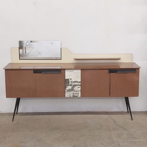 sideboard con decoro anni '50 VM005