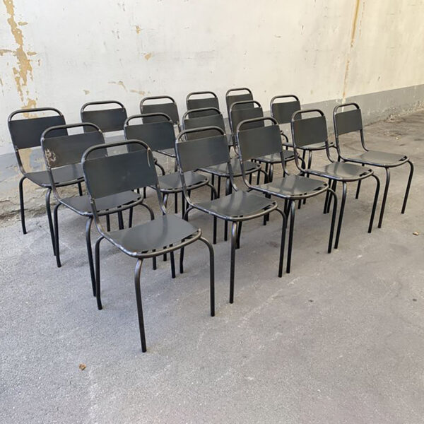 sedia old school, in ferro, L.V. design CSE009