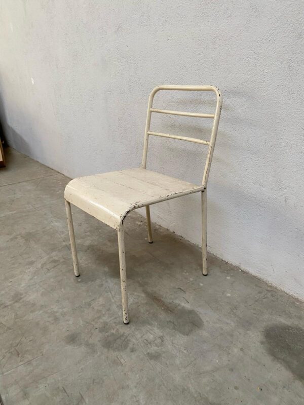 sedia in metallo bianco VSE004 - immagine 2