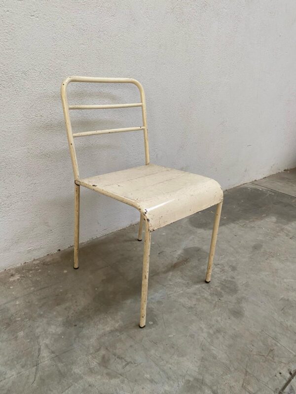 sedia in metallo bianco VSE004 - immagine 3