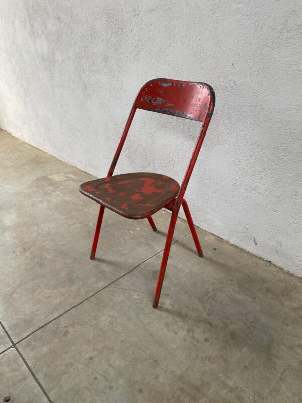 Sedia in metallo rossa VSE010 - immagine 4