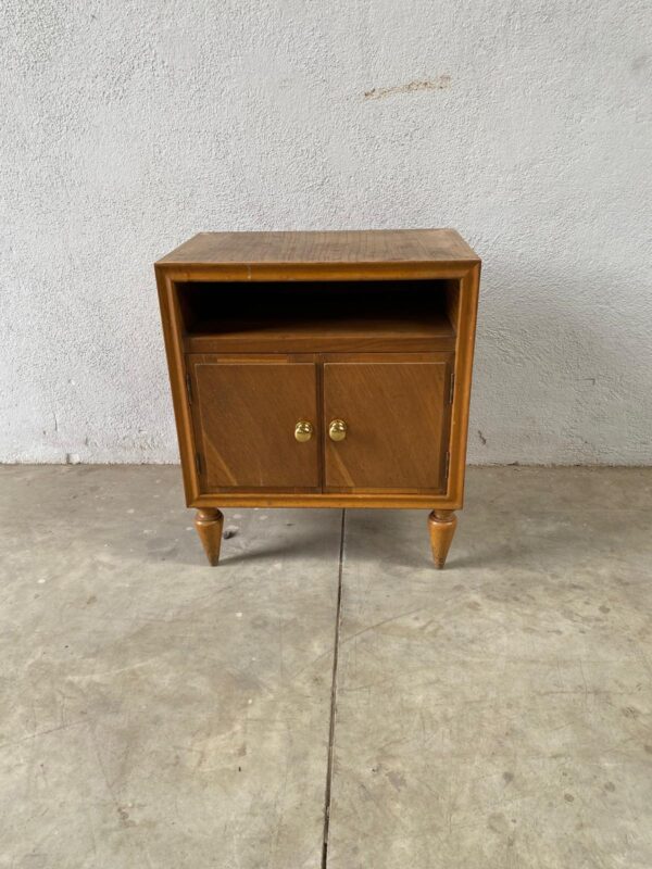 Comodino doppia anta in ciliegio anni 50/60 VM009