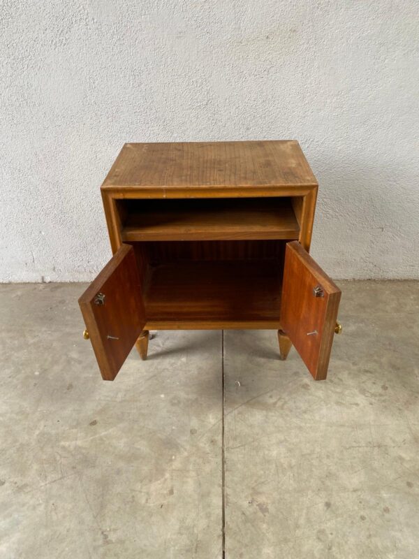 Comodino doppia anta in ciliegio anni 50/60 VM009 - immagine 4