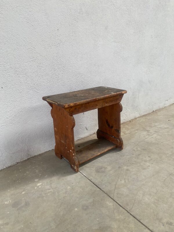 Sgabello vintage in legno SV008 - immagine 3