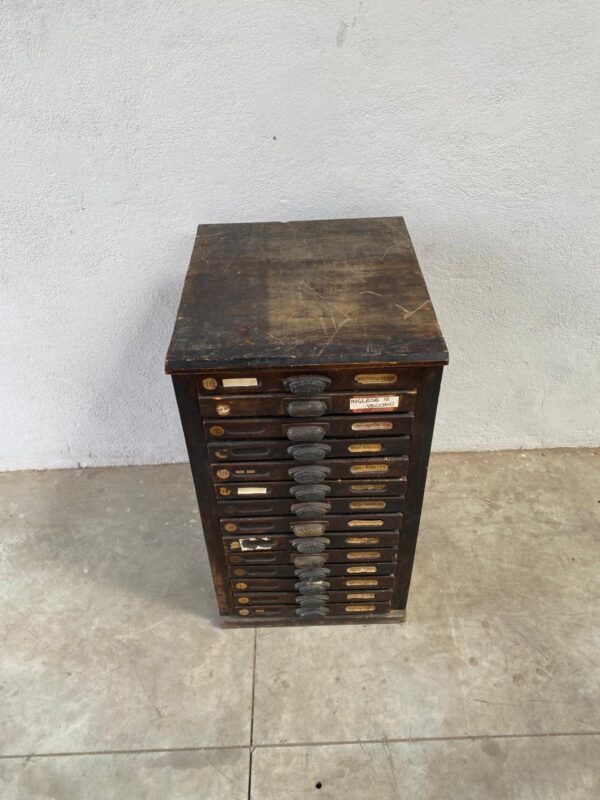 Cassettiera Lythotype anni 60 VM008 - immagine 2
