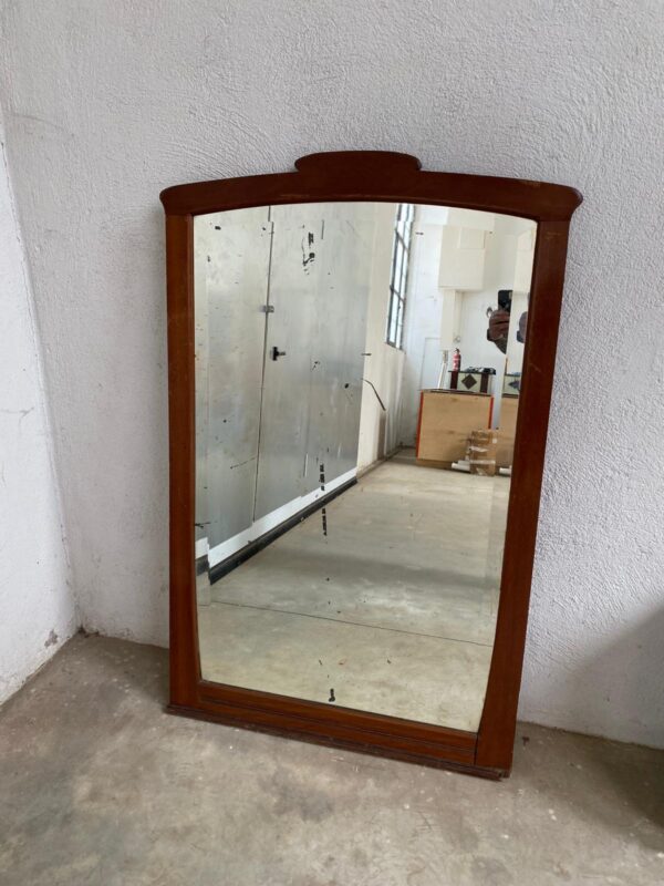 Specchio da parete vintage con cornice in legno VSP006