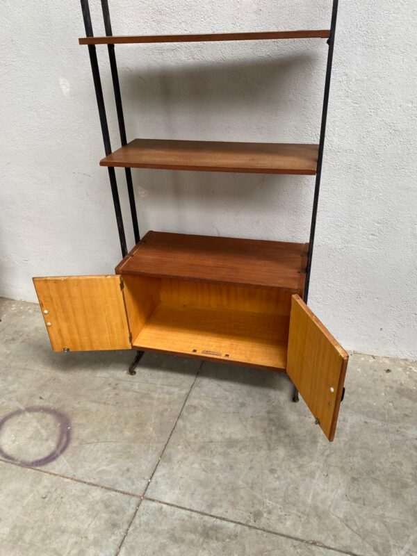 Libreria da parete vintage con struttura in metallo VM019 - immagine 3