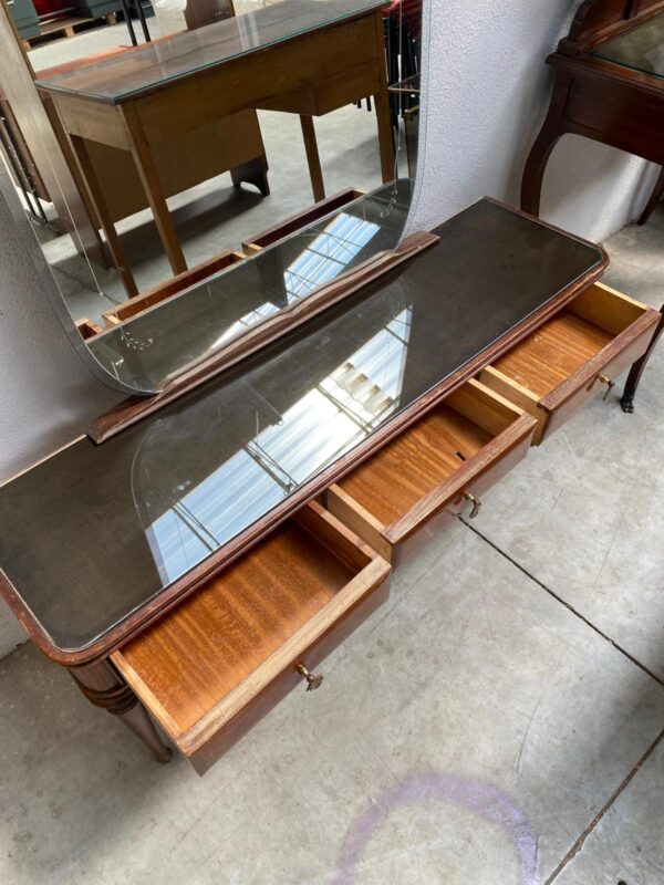 Credenza bassa con specchiera e cassetti vintage VM017 - immagine 2
